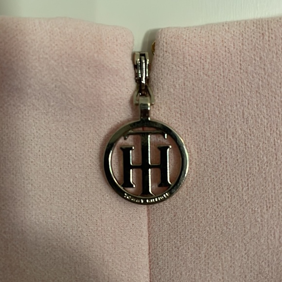 Womens size 10 Tommy Hilfiger fit and flare lined dress, light pink,black,white - Picture 5 of 6